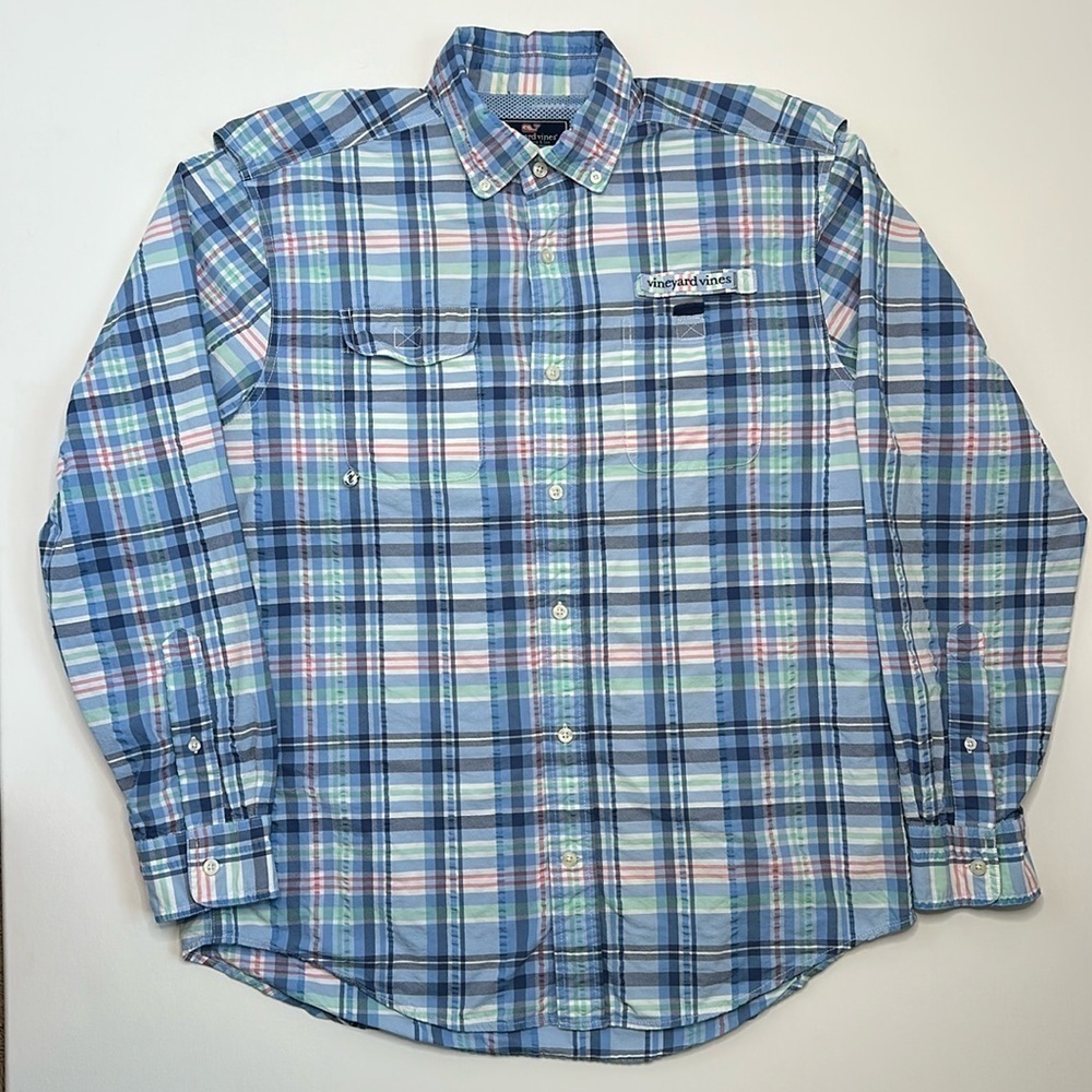 Vineyard Vines Harbor Plaid Shirt